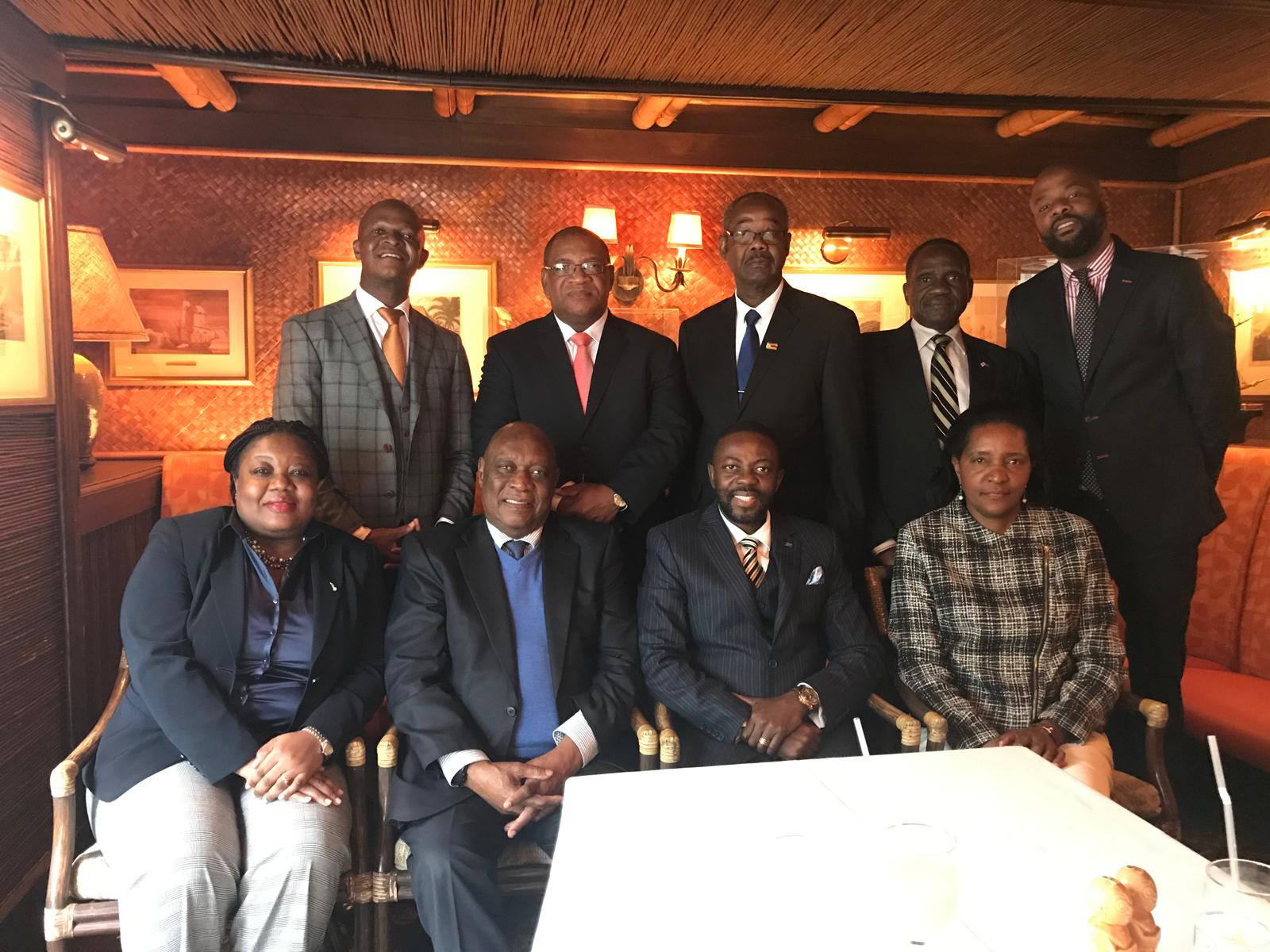 His Excellency Ambassador Thulani Dlomo with SADC Ambassador’s in Tokyo, Japan